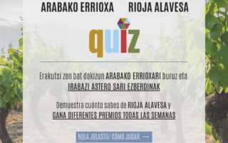 Arabako Errioxako jokoaren promozioa: Arabako Errioxa-Rioja Alavesa Quiz